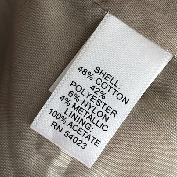 Vintage Banana Republic Metallic Jacquard Pencil Skirt - Office Siren - Picture 5 of 6